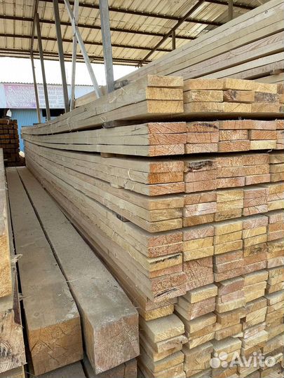 Обрезная доска из сосны 25х100х6000