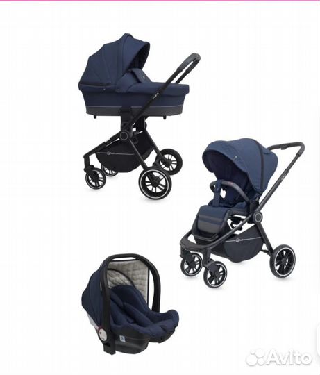 Коляска 3 в 1 с автолюлькой