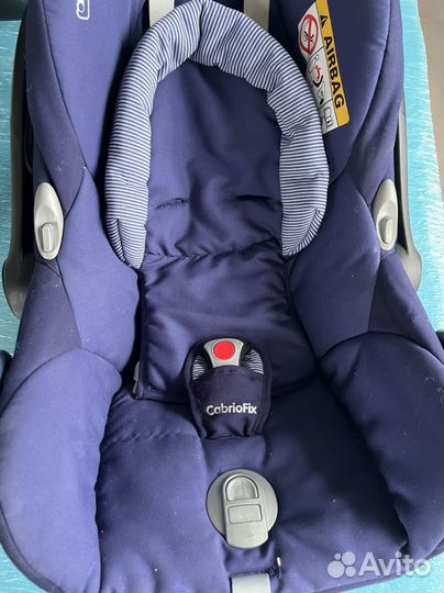 Автолюлька maxi cosi cabriofix с базой isofix