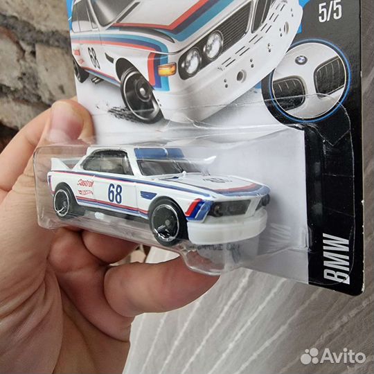 '73 BMW E9 3.0 CSL Race Car 2016 Hot Wheels 1:64