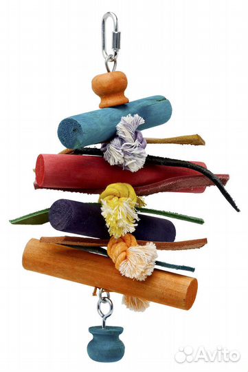 Игрушка Жердочки Ералаш деревянная для птиц