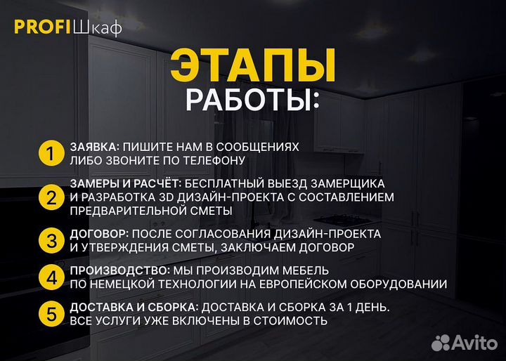 Кухни на заказ Мебель производство