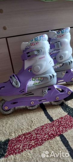 Роликовые коньки детские раздвижные