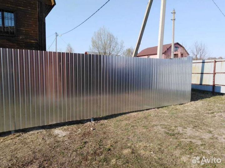 Забор из профнастила