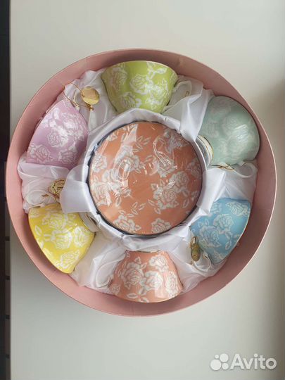 Чайный набор briswild 6 персон английский фарфор