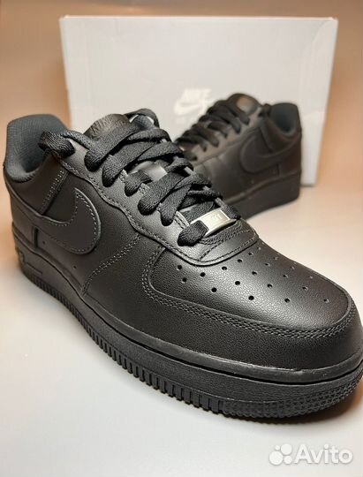 Nike Air Force 1 black оригинал