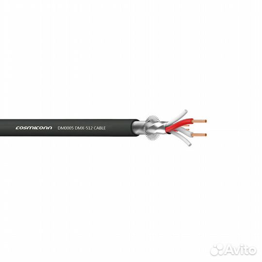 Кабель DMX cosmiconn DM0005A-0-100 Black