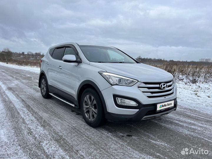 Hyundai Santa Fe 2.2 AT, 2014, 156 300 км
