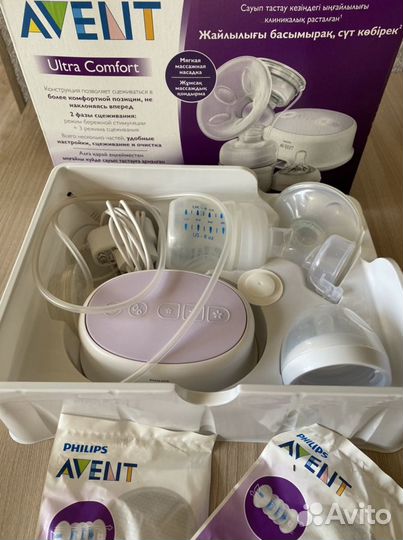 Молокоотсос электрический новый philips avent