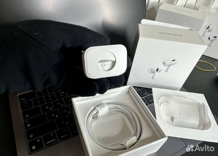 Airpods pro 2 с шумоподавлением чехол в подарок