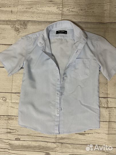 Рубашка школьная для мальчика 122 128