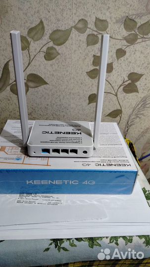 Wi-Fi Роутер Keenetic 4G (Kn-1210)