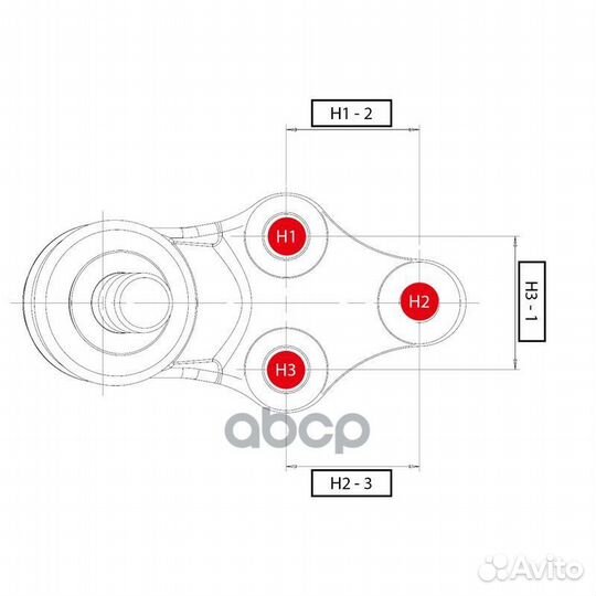 Шаровая опора opel astra G /H 98-12 CB0463 CTR