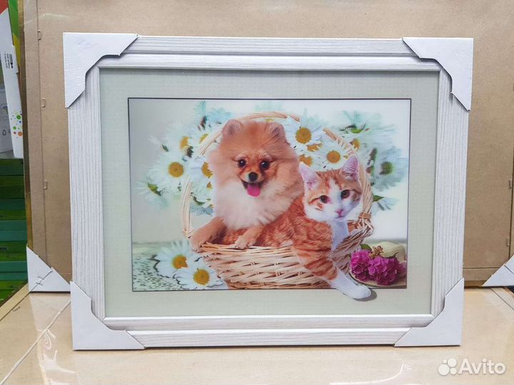 Картины 50 на 40см объёмного изображения