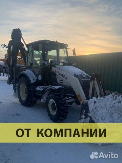 Услуги аренда экскаватора погрузчика terex 825