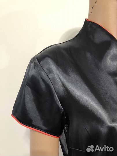 Блузка китайская чёрная