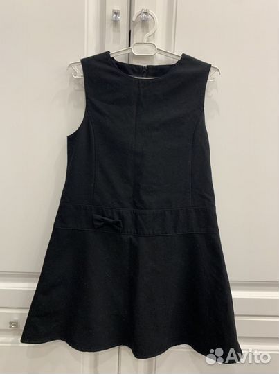 Сарафан школьный салют черный 140