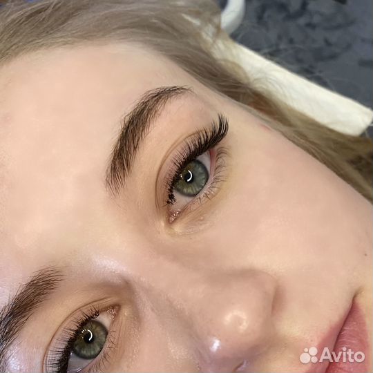 Наращивание ресниц на дому