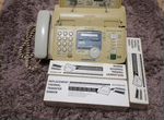 Телефон факс panasonic с тремя картриджами