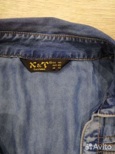 Джинсовое платье