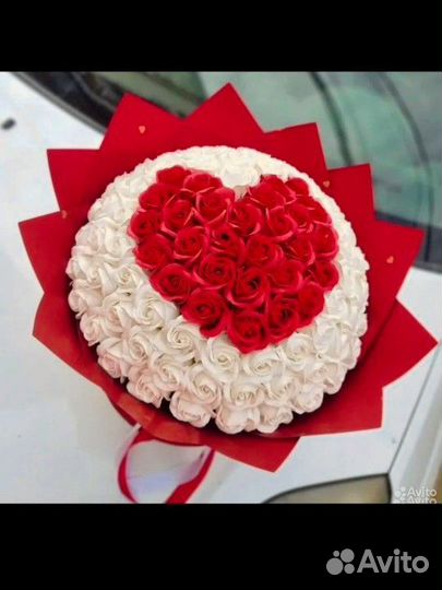 Букет из мыльных роз