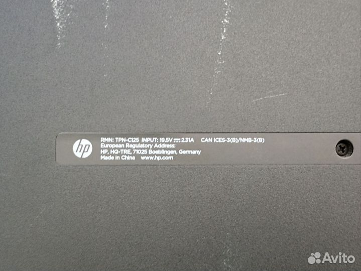 Ноутбук HP TPN-C125