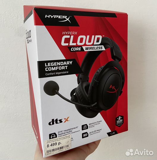 Беспроводные наушники HyperX Cloud Core Wireless