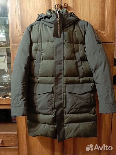 Пуховик зимний мужской длинный 50 р