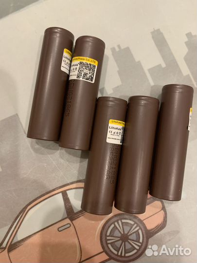 Аккумулятор 18650 liitokala -5 шт 3000 mAh