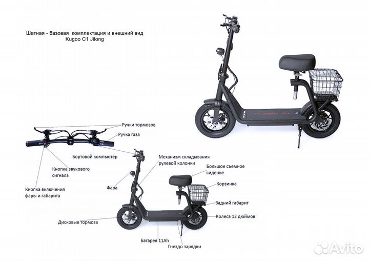 Модернизированно-тюненгованный Электросамокат