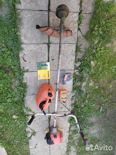 Бензиновый триммер patriot pt3555es газонокосилка