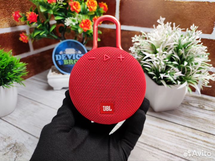 Портативная колонка JBL Clip 3 ND Red Оригинал