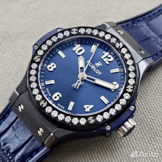 Hublot Big Bang Ceramic Blue Diamonds