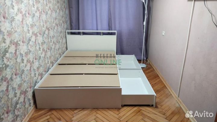 Кровать 120х200 Саломея с ящиками