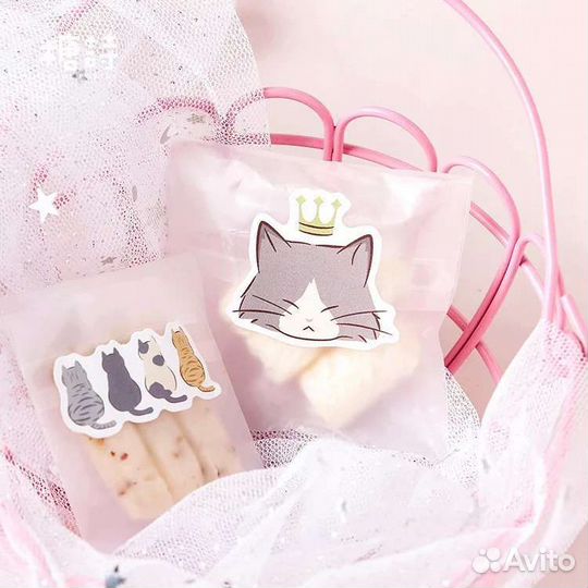 Стикеры с котиками (3 упаковки)