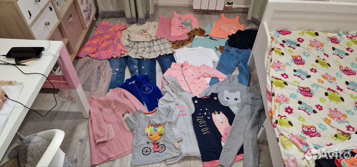 Вещи пакетом на девочку 110- 122