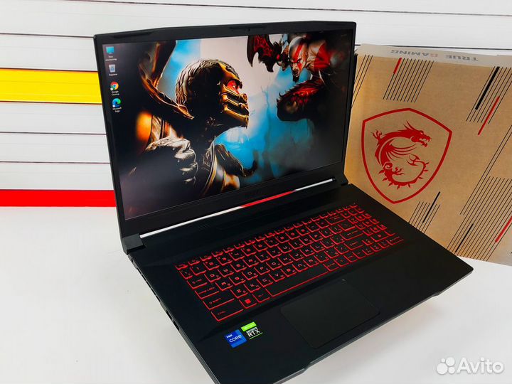 Игровой ноутбук MSI GeForce RTX SSD Full HD 17.3“