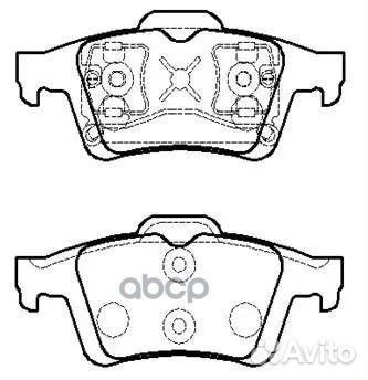 Колодки тормозные ford/mazda focus 2/focus 3/3