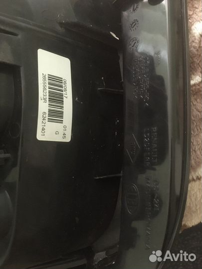 Задний левый фонарь рено логан2