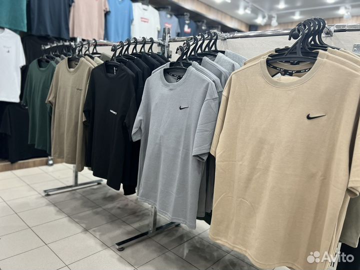 Летние хлопковые футболки унисекс Nike Adidas Gap