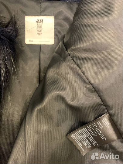 Детская меховая куртка H&M 140