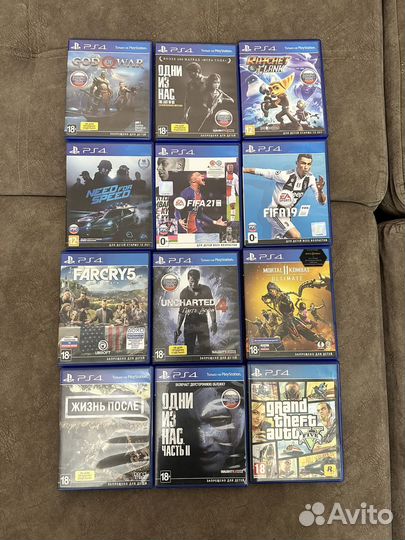 Диски с играми на ps3 и ps4