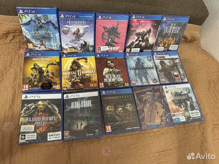 Много игр на ps 4 ps5