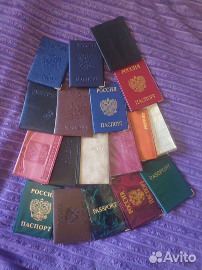 Обложка для паспорта натуральная кожа