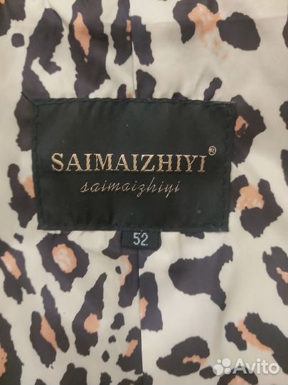 Куртка из экокожи saimaizhiyi, 52 р