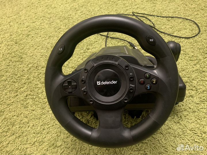 Игровой руль defender forsage drift gt