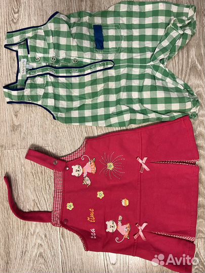 Вещи пакетом на девочку 68