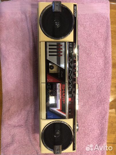 Двухкассетная магнитола sharp WQ-652(H) W