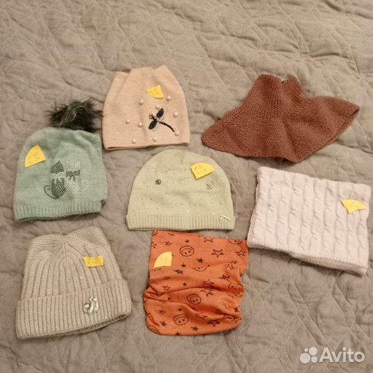 Шапка, снуд для девочки