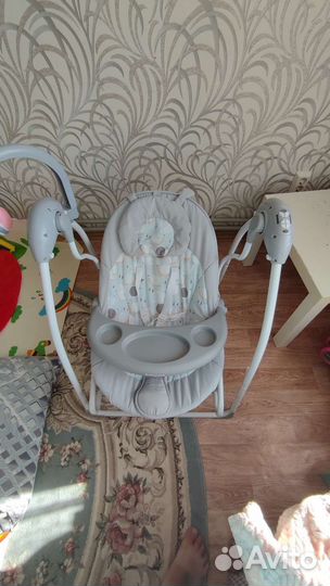 Детские электронные качели для новорожденных